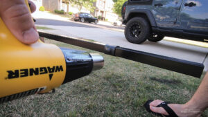 Jeep Wrangler DIY Tarp Roof Rack heat gun The Nomad Experiment