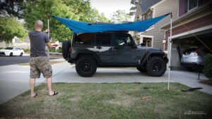 Jeep Wrangler DIY Kelty Noahs Tarp Roof Rack